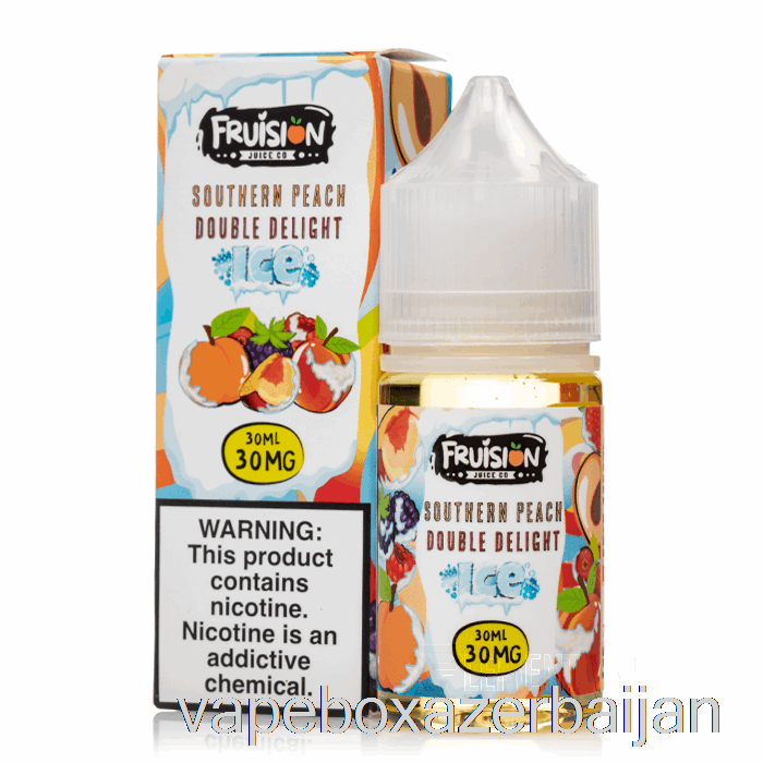 Vape Smoke ICED Southern Peach Double Delight - Fruision Salts - 30mL 30mg